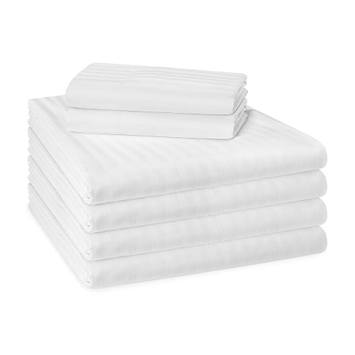 Esplanade by Fairview T220 Blend Twill Stripe, King Pillowcase, 20x42 FS, White